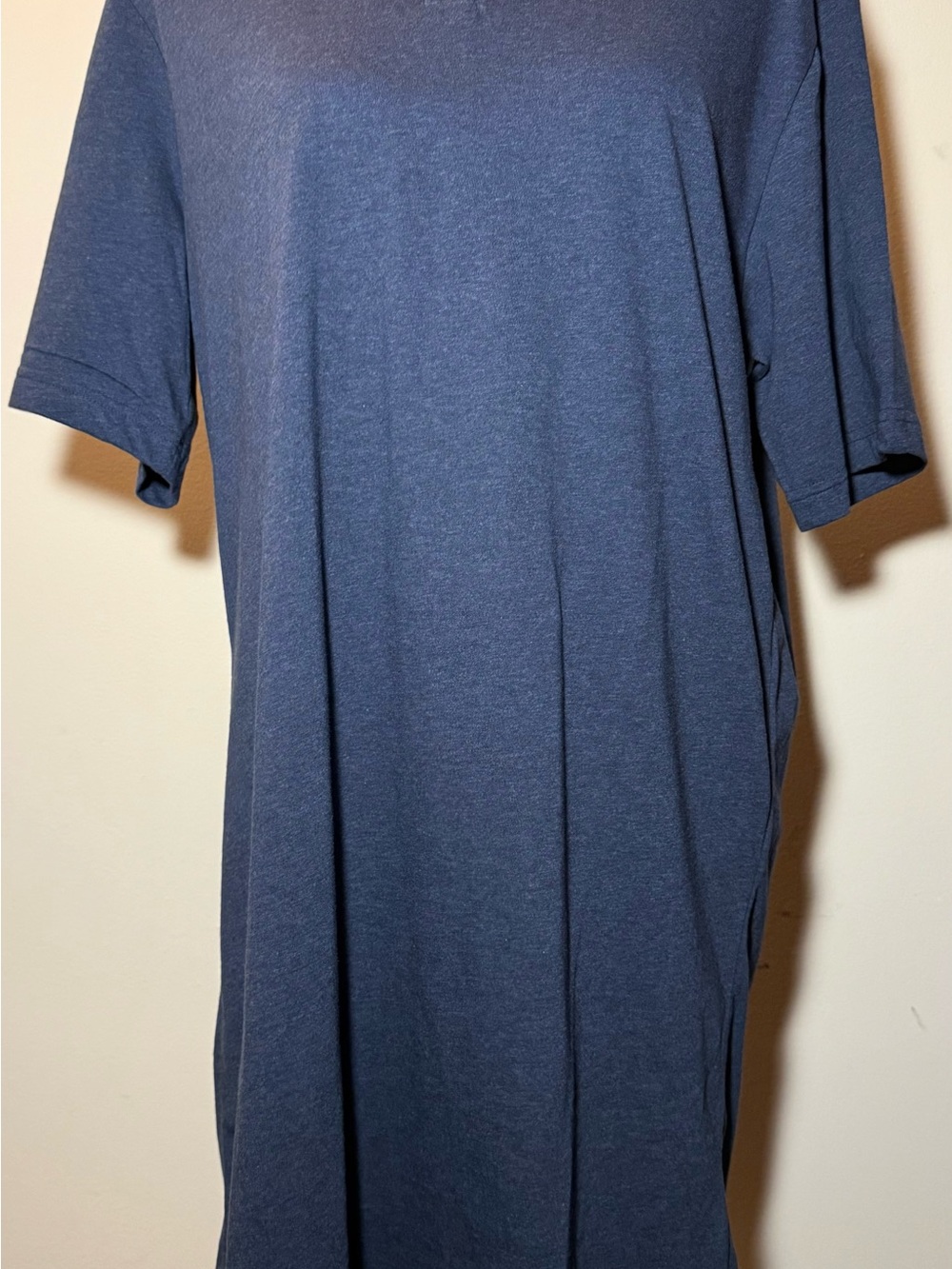 NWT Nike women’s Navy Polo Shirt Dress with Swoosh size L $60 - Picture 2 of 5
